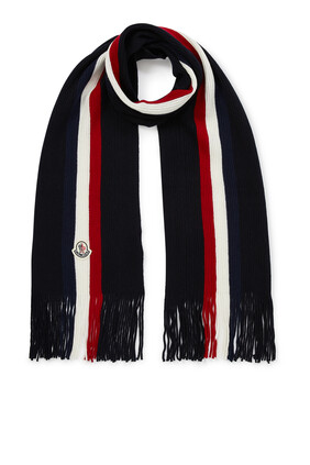 Tricolor Wool Scarf