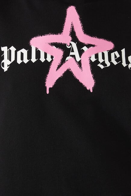 Palm Angels Pink Star Sprayed SVG, Star Sprayed SVG