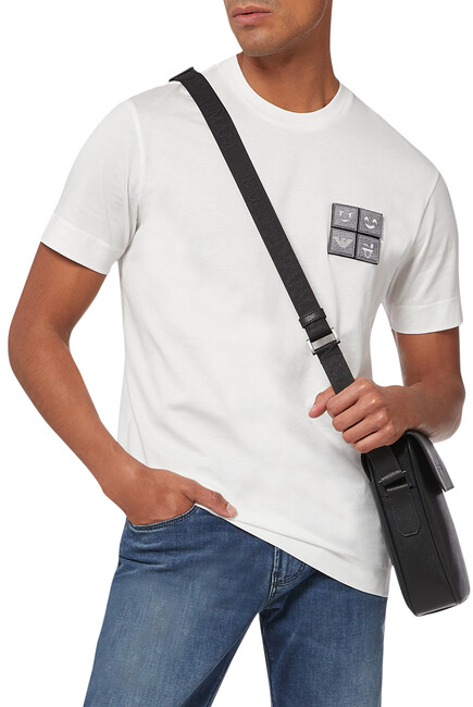 Buy Emporio Armani EA Emoji Patch Jersey T-Shirt for Mens | Bloomingdale's  KSA