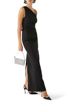 Lani Asymmetrical Gathered Maxi Dress