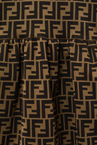 FF-Logo Short-Sleeve Dress