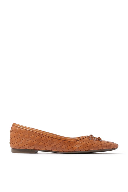 Arissa Woven Ballerina Flats