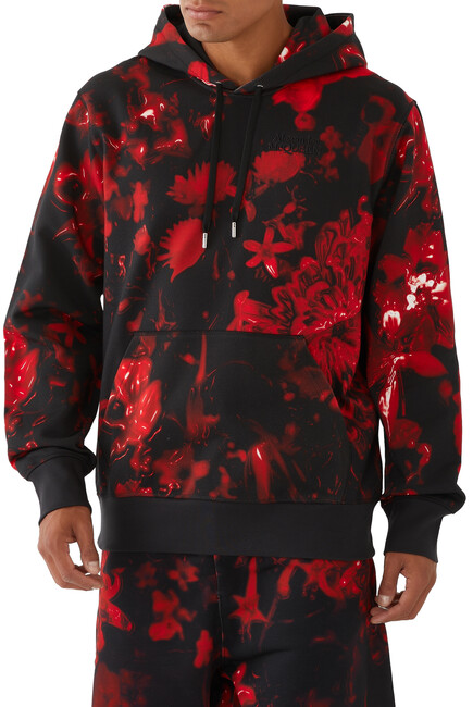 Wax Flower Hooded Sweatshirt