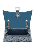 Crush Denim Small Chain Bag