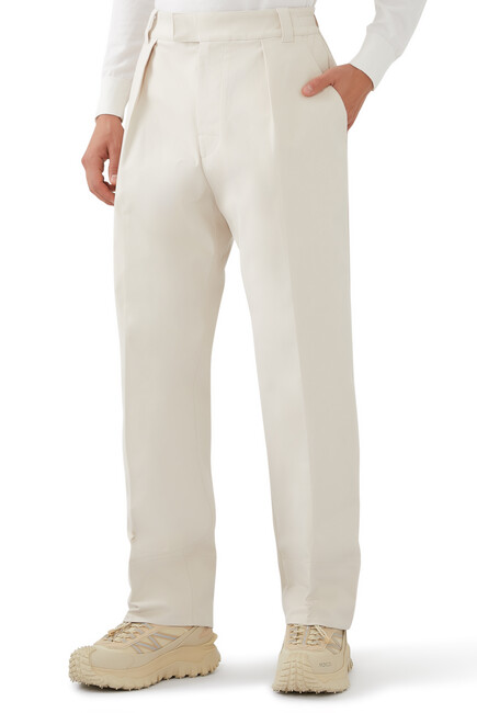 Cotton-Blend Trousers