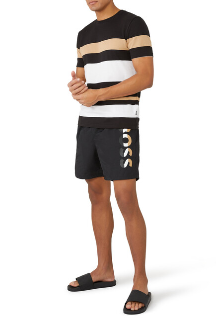 Recycled Material Logo Swim Shorts