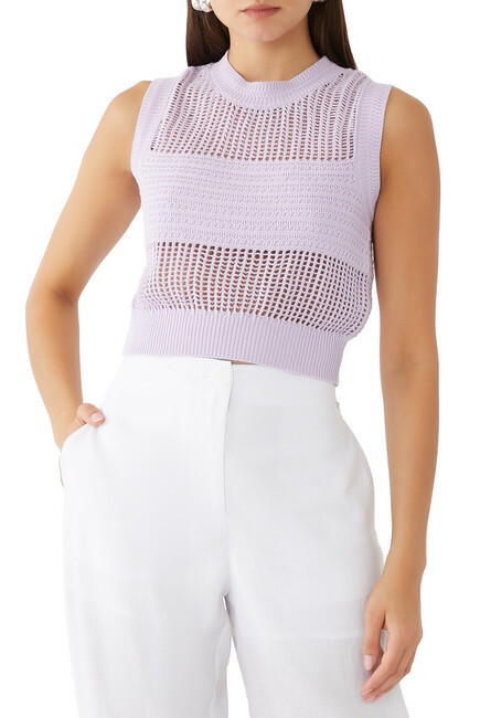 AX Sleeveless Knit Top