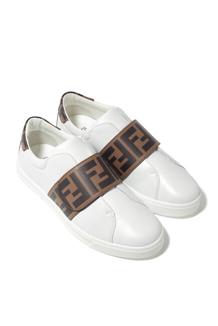 Kids FF Logo Velcro Sneakers