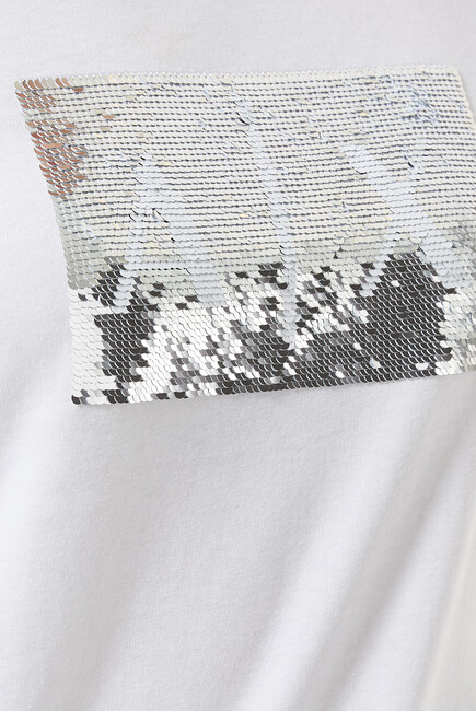 Sequin Logo Tee