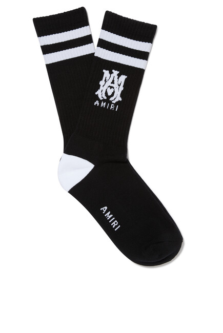 Ribbed M.A. Athletic Socks