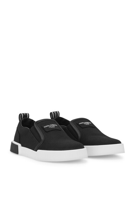 Kids Portofino Slip-On Canvas Sneakers