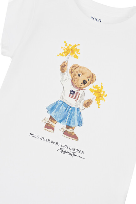 Kids Polo Bear Cotton Jersey Shirt