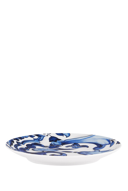 Blu Mediterraneo Fiore Foglie Bread Plates, Set of 2