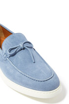 Edwin Suede Loafer With Tassel