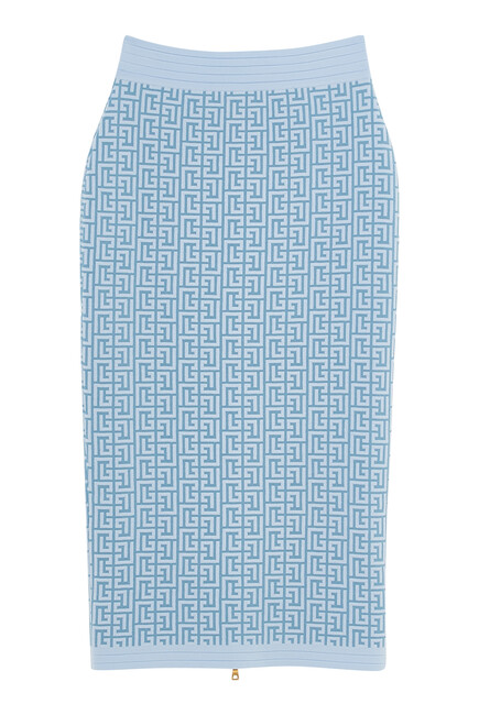 Monogram Pattern Skirt