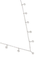 Sparkle Princess Necklace, 18k White Gold & Diamonds