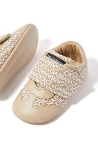 Kids All-Over Logo-Print Touch-Strap Sneakers