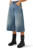 Belle Culottes Wide-Leg Denim