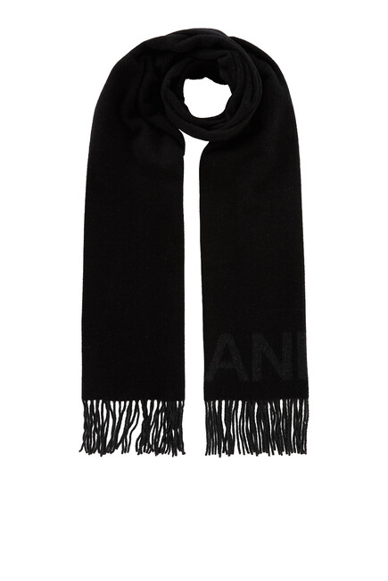 Fringed Wool Scarf