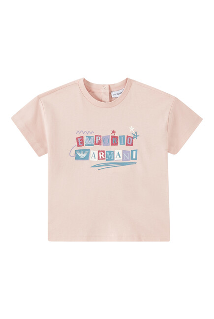 Kids Graphic Logo Cotton Jersey T-Shirt