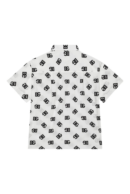 Kids Button Logo Shirt