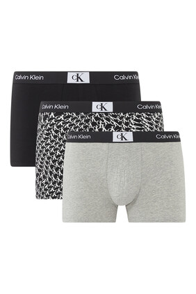DKNY Men's Cotton Stretch Boxer Brief 3-Pack, black, Small: Buy Online at  Best Price in UAE 