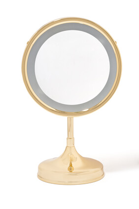 Illuminating Table Mirror
