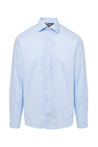 Checked Cotton-Lyocell Stretch Shirt