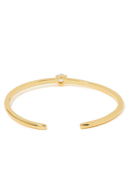 Solitaire Cuff Bracelet