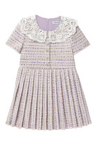 Kids Boucle Lace Dress