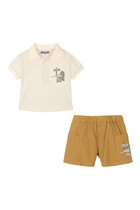 Kids Polo & Shorts Set