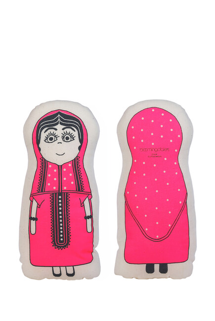 Kuwait Abaya Girl Plush Cushion