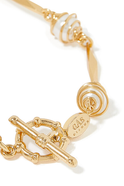 Perla Bracelet, Gold-Plated Metal & Pearls