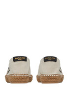 Logo Embroidered Canvas Espadrilles