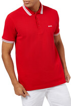 Paddy Polo Shirt with Curved Logo