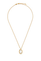 Savi Ridge Necklace, 18k Yellow Gold & Pearl