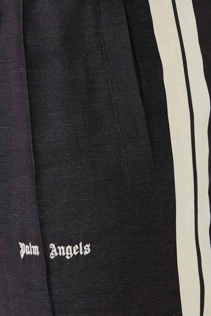 Logo Linen Trackpants