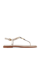 Jessica Metallic Leather Sandals