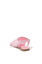 Kids Elle Feather Leather Sandals