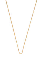 24in Box Chain Necklace, 18k Yellow Gold