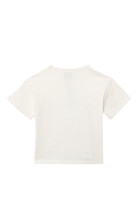 Ivory Cotton Logo T-Shirt