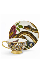 Creatures of Curiosity Leopard/Snake Teacup and Saucer Set