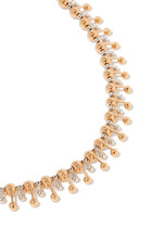 Akari Choker Necklace, 18k Mix Gold & Diamonds