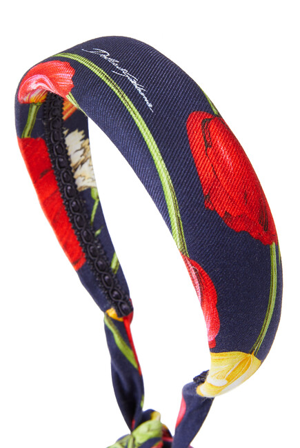 Kids Tulip-Print Hairband