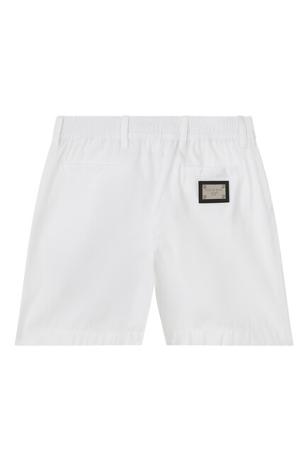 Kids Garment-Dyed Gabardine Shorts