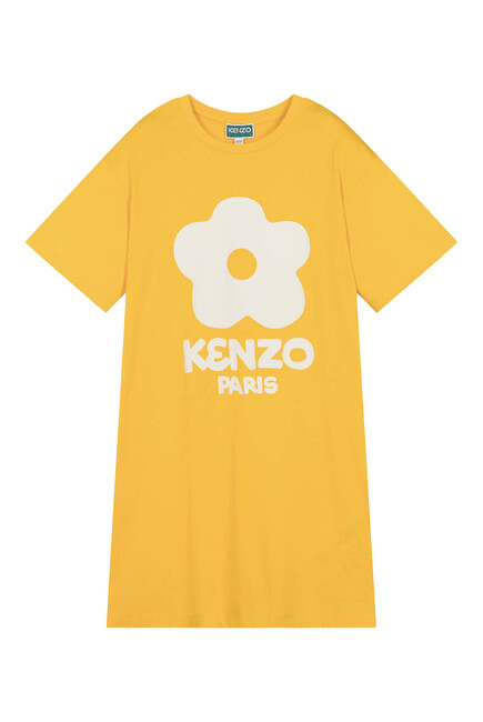 Kids Logo Flower Dress