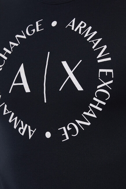 Buy Armani Exchange Circle Logo Sweatshirt for Mens | Bloomingdale's KSA
