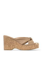 Avenue 95 Leather Wedge Mules