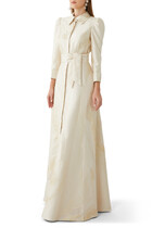 Jacquard Shirt Gown