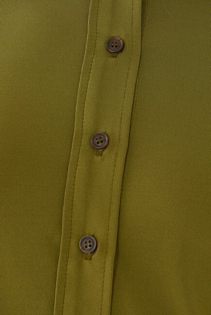 Slim Long-Sleeve Button-Front Shirt